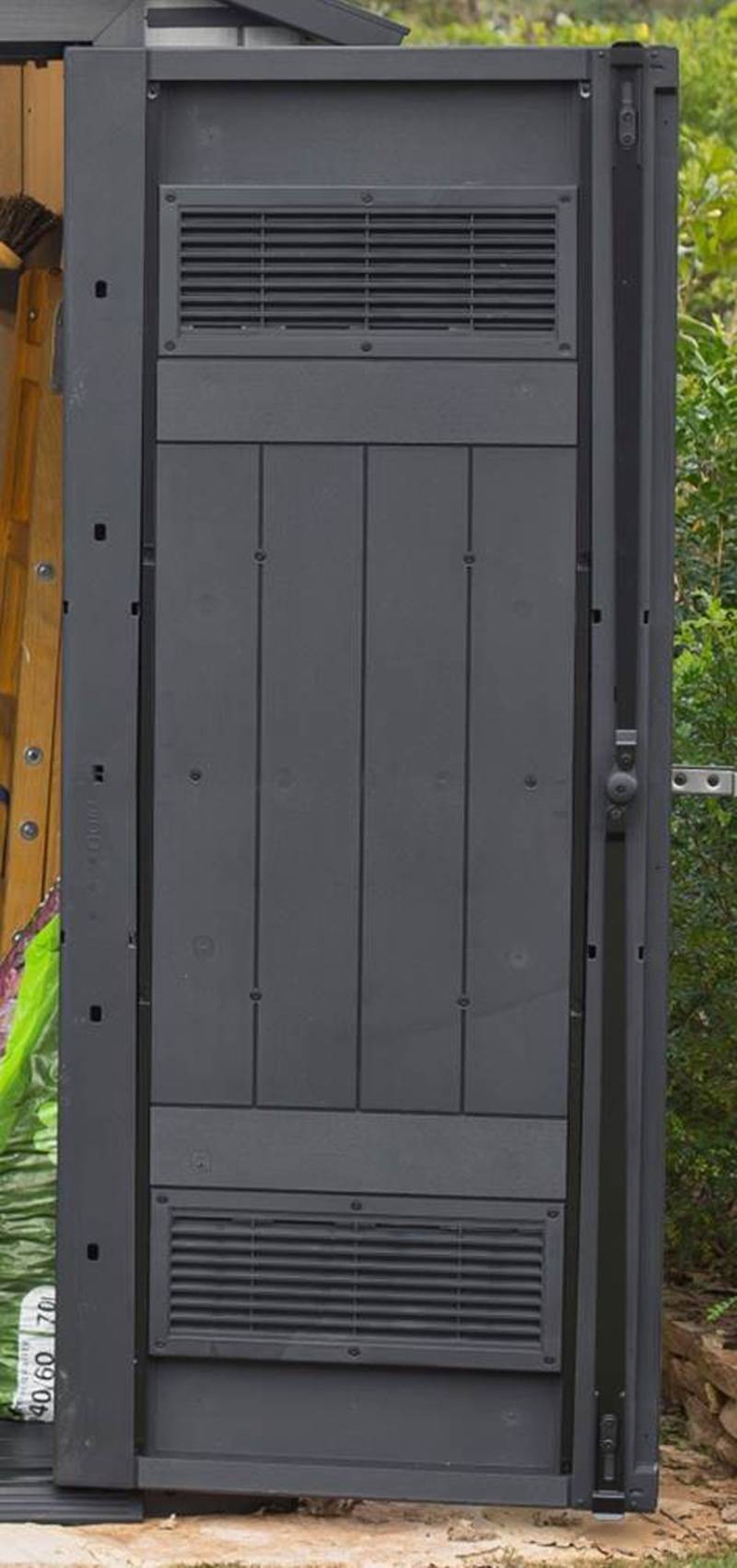 Keter - Abri Jardin Résine "brossium Oakland 757" - 5,1 M² - 230 X 223.8 X 241.9 Cm - Gris Brossé - Image 8
