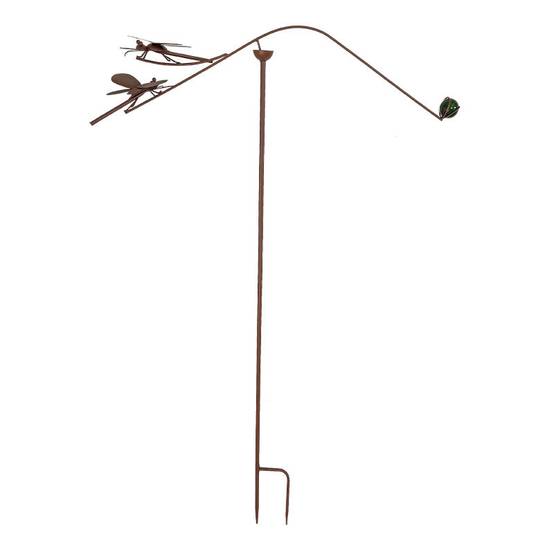 La Grande Prairie - Mobile de Jardin Balancier Libellule en Métal 73x115cm - Image 2