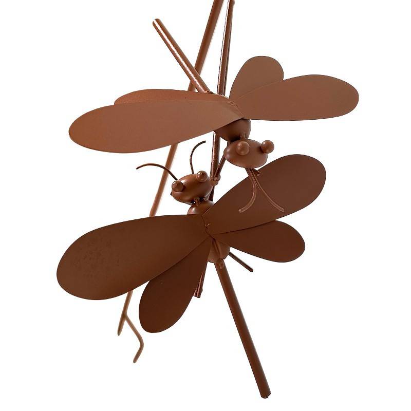 La Grande Prairie - Mobile de Jardin Balancier Libellule en Métal 73x115cm - Image 3