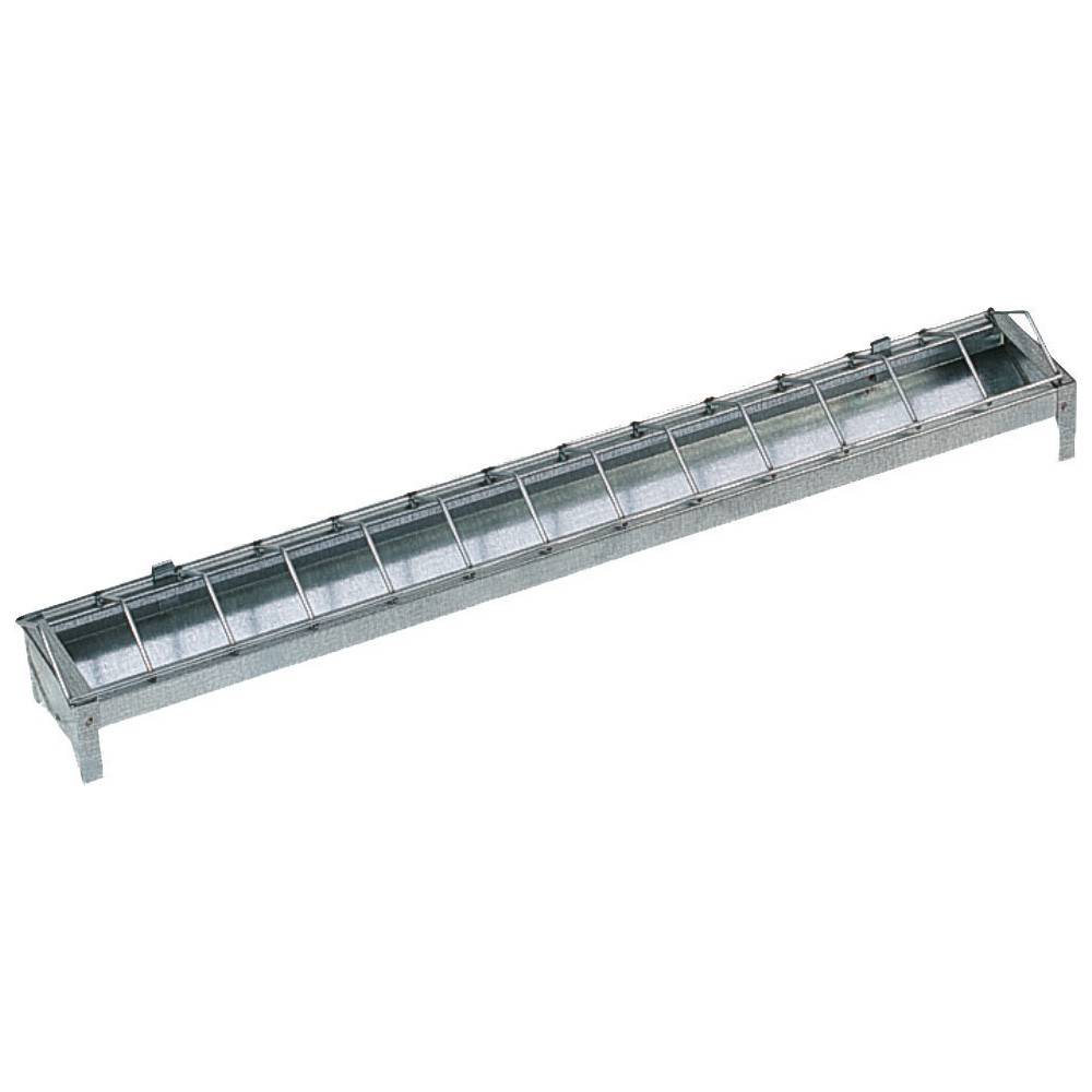 Mangeoire 50 cm galvanisée. pour poussin, volaille. - Image 1