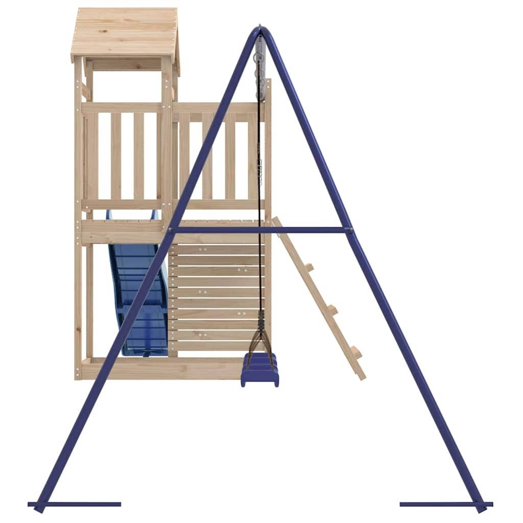 Aire de jeux d'extérieur - Jeu Plein air enfant bois de pin massif rj28 - Image 5