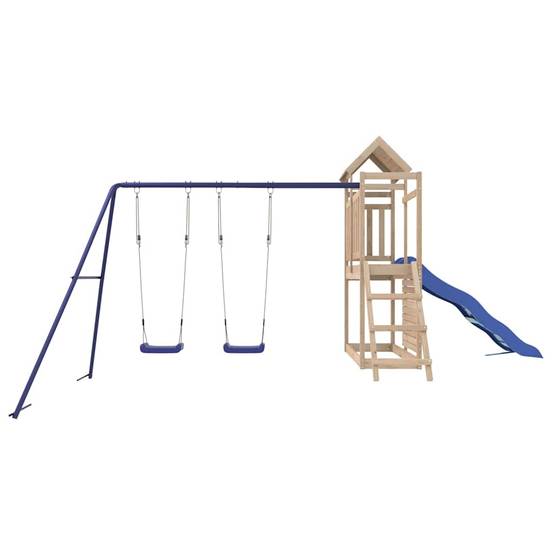 Aire de jeux d'extérieur - Jeu Plein air enfant bois de pin massif rj28 - Image 4