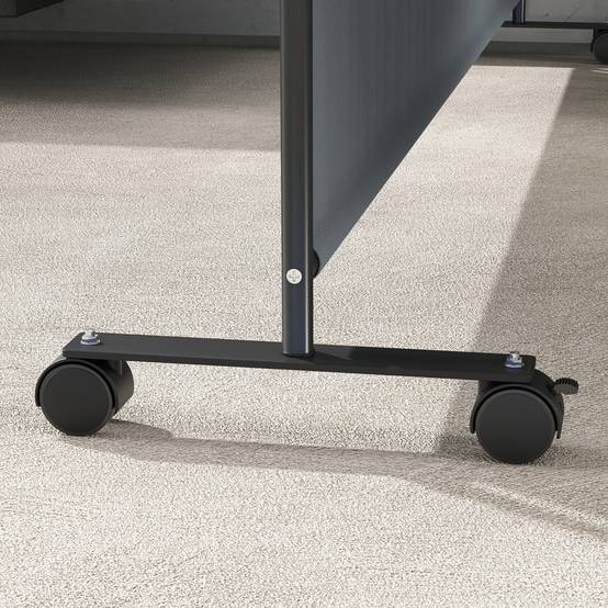 Paravent extérieur métal et polyester gris 183 x 30 x 181 cm - PANGIVO - Image 9