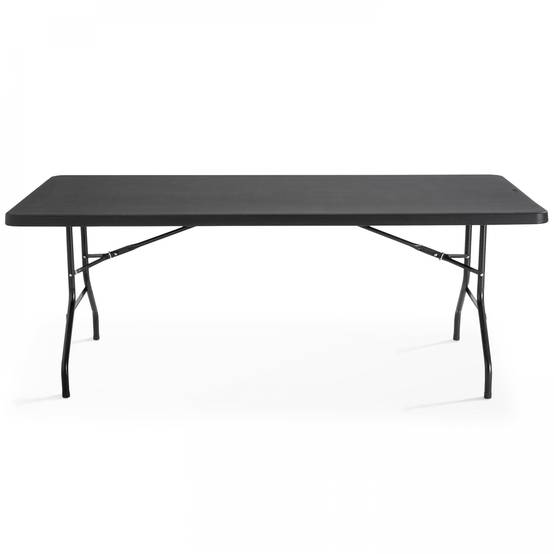 Oviala - Table de réception pliante noire 200 cm 10 places Rekkem - Oviala - Image 2