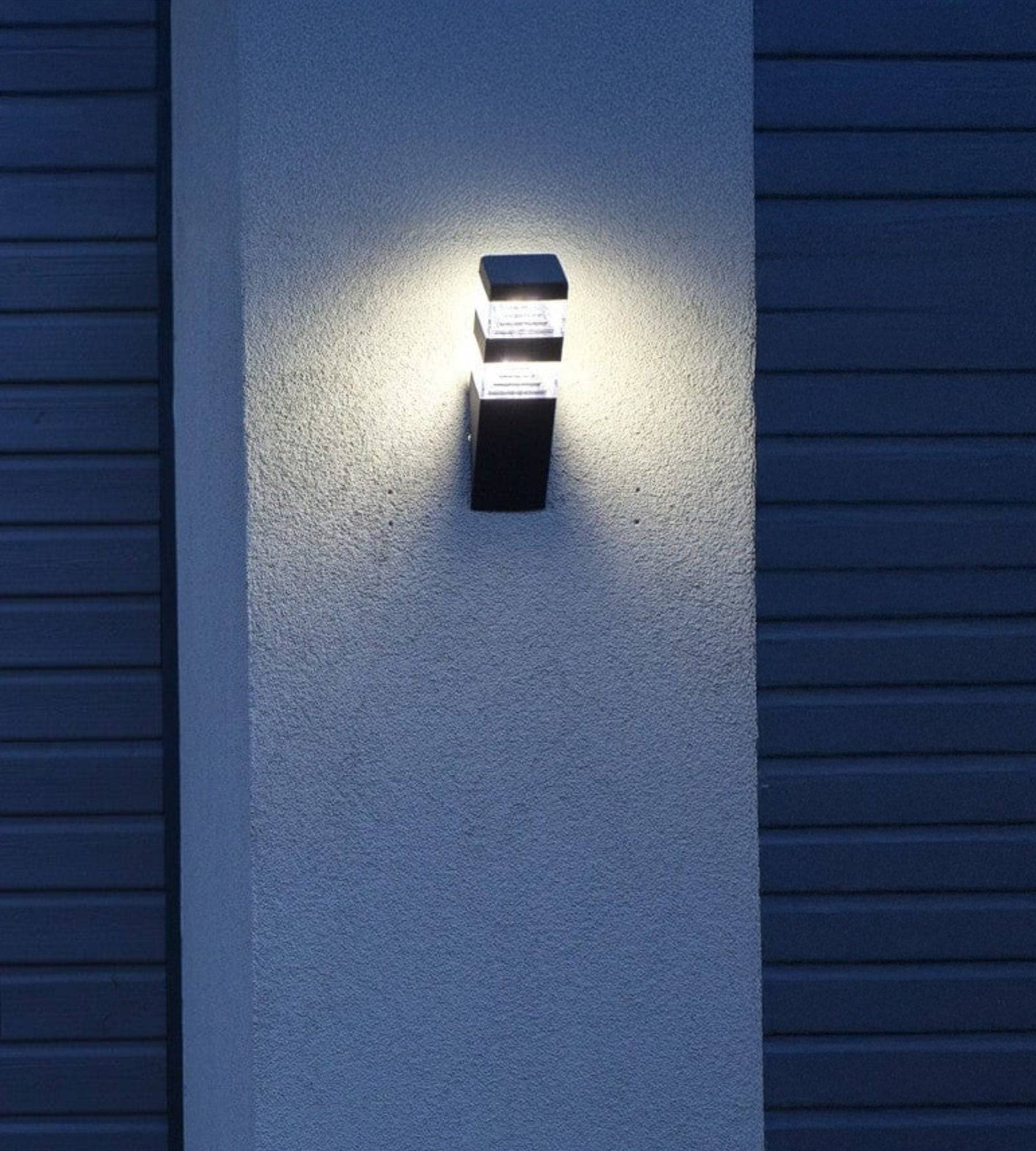 Applique extérieure Pyramide 1000 lumens Inox - Image 2