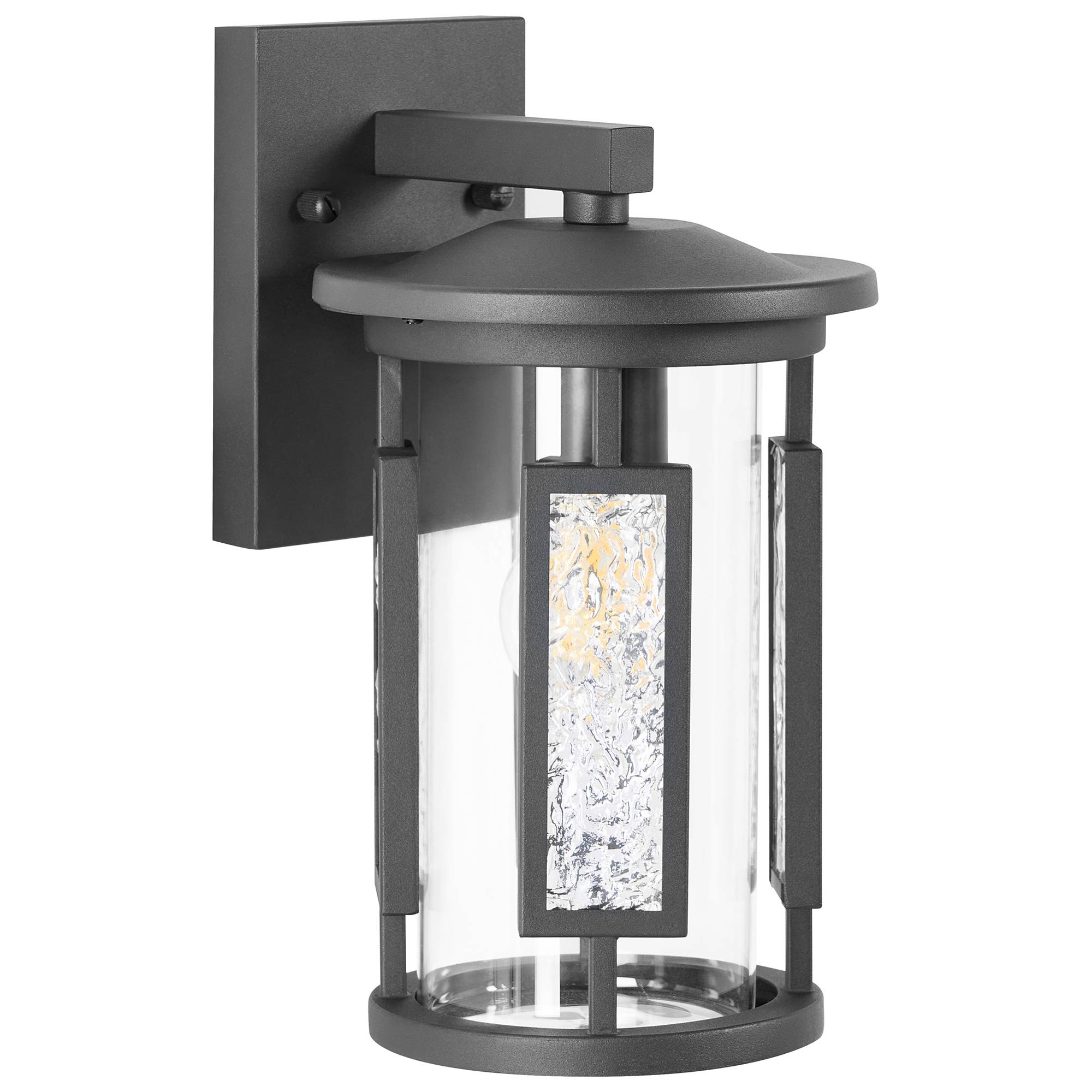 Beliani - Lampe murale pour l'extérieur Aluminium Noir VEDEA - 14x20x31- Beliani - Image 2