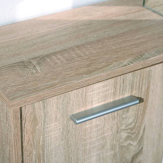 Buffet 5 Portes 2 Tiroirs Aspect Bois - LIST - Image 3