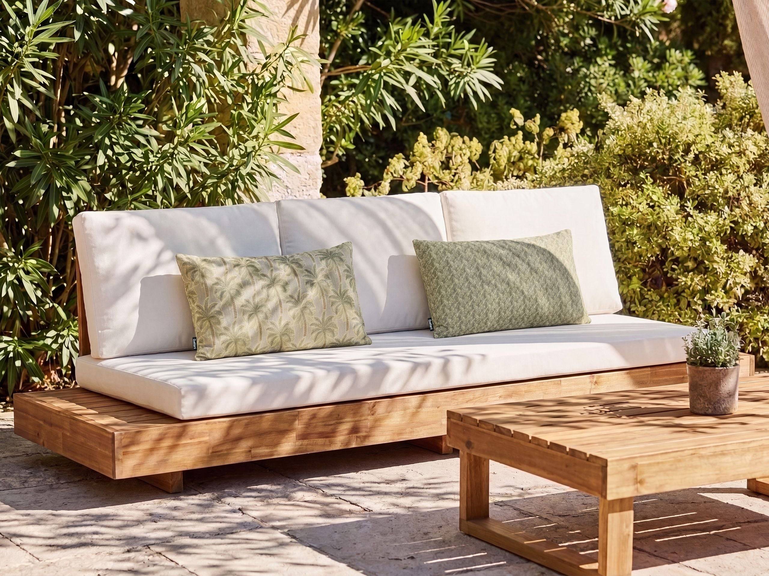 Beliani - Coussin d'extérieur Polyester Multicolore BARLERIA - 30x50x10- Beliani - Image 1