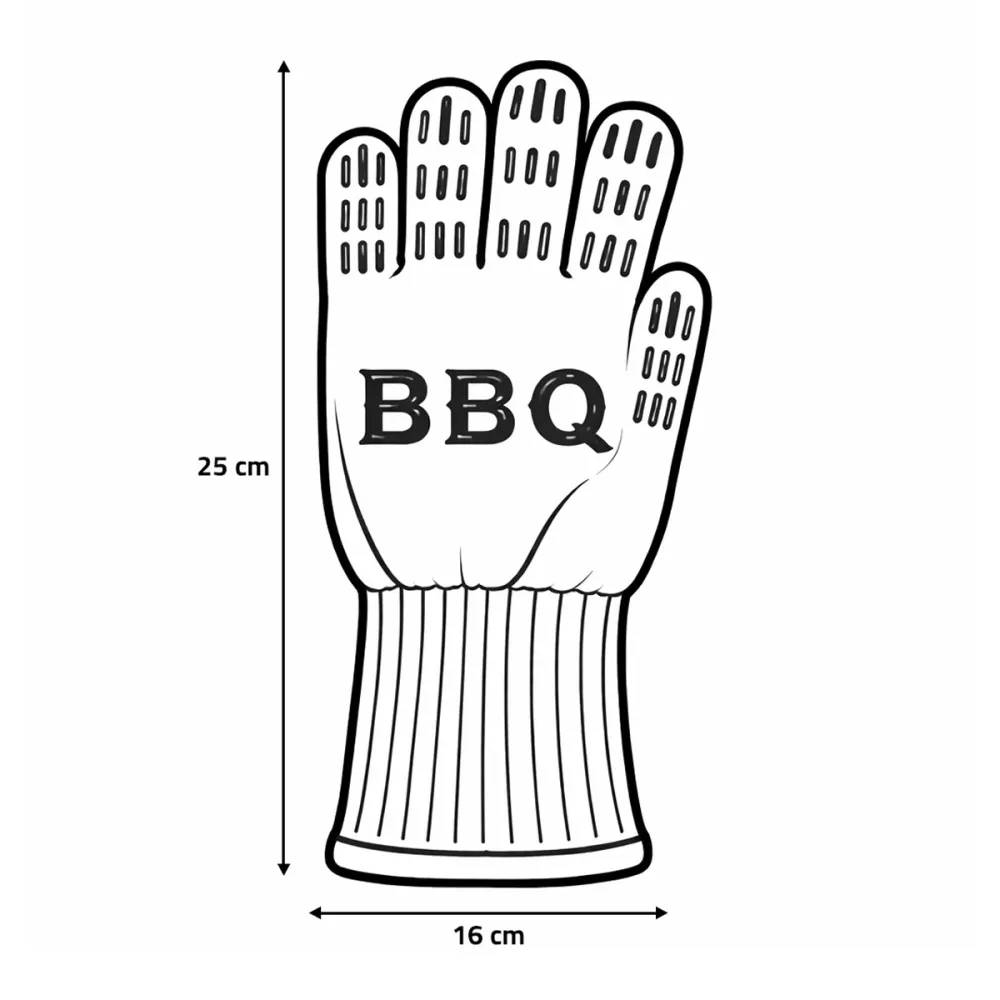 Gants de protection barbecue en Kevlar et silicone - Résistance jusqu'à 500°C - Image 7