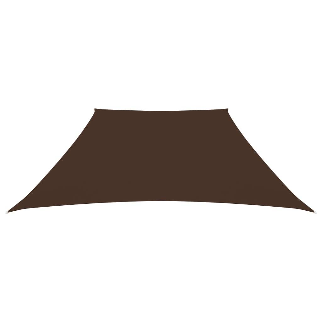 Helloshop26 - Voile toile d'ombrage parasol tissu oxford trapèze 3/4 x 3 m marron - Image 2