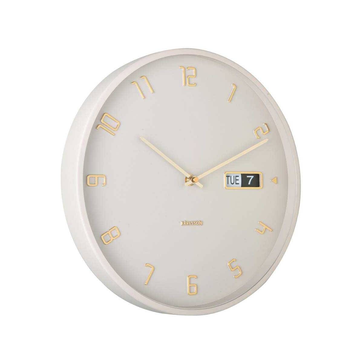 Karlsson - Horloge murale en aluminium Flip - Image 1