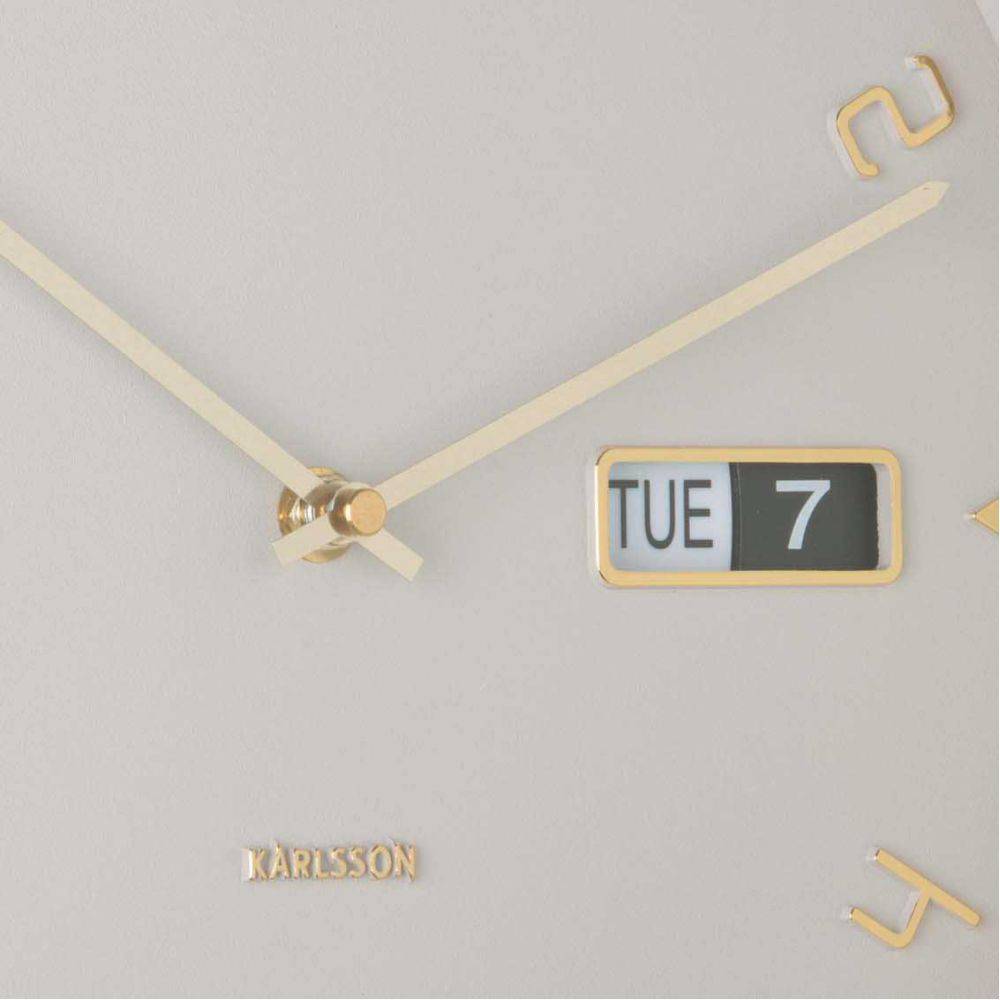 Karlsson - Horloge murale en aluminium Flip - Image 4