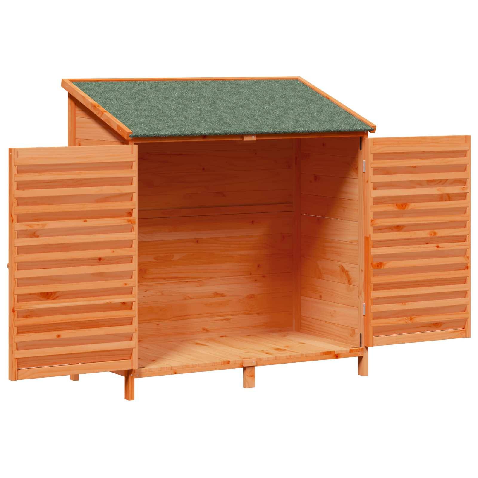 Vidaxl - Abri de jardin Marron 106 x 56 x 113,5 cm Bois de Sapin Massif vidaXL 42033459 - Image 5