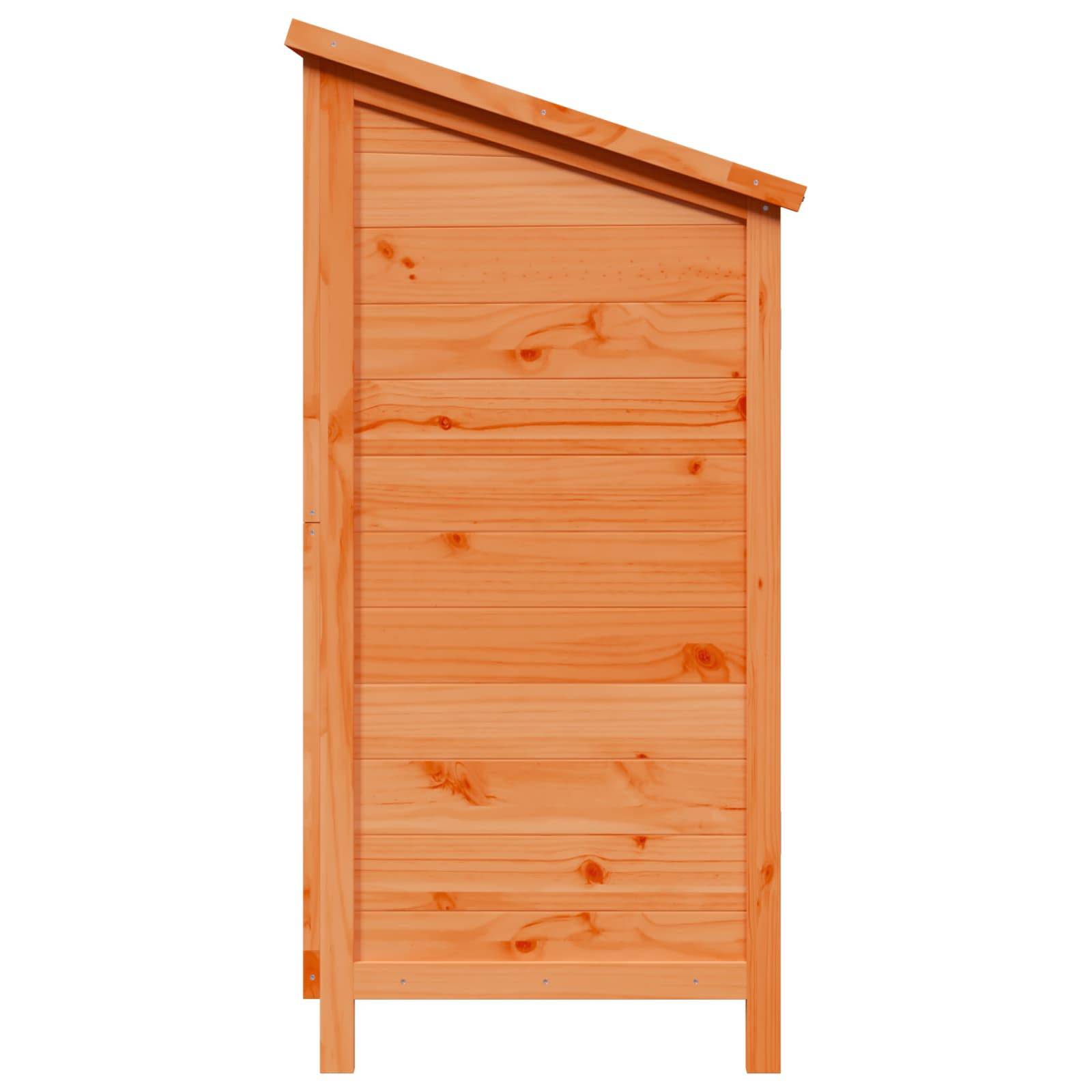 Vidaxl - Abri de jardin Marron 106 x 56 x 113,5 cm Bois de Sapin Massif vidaXL 42033459 - Image 7
