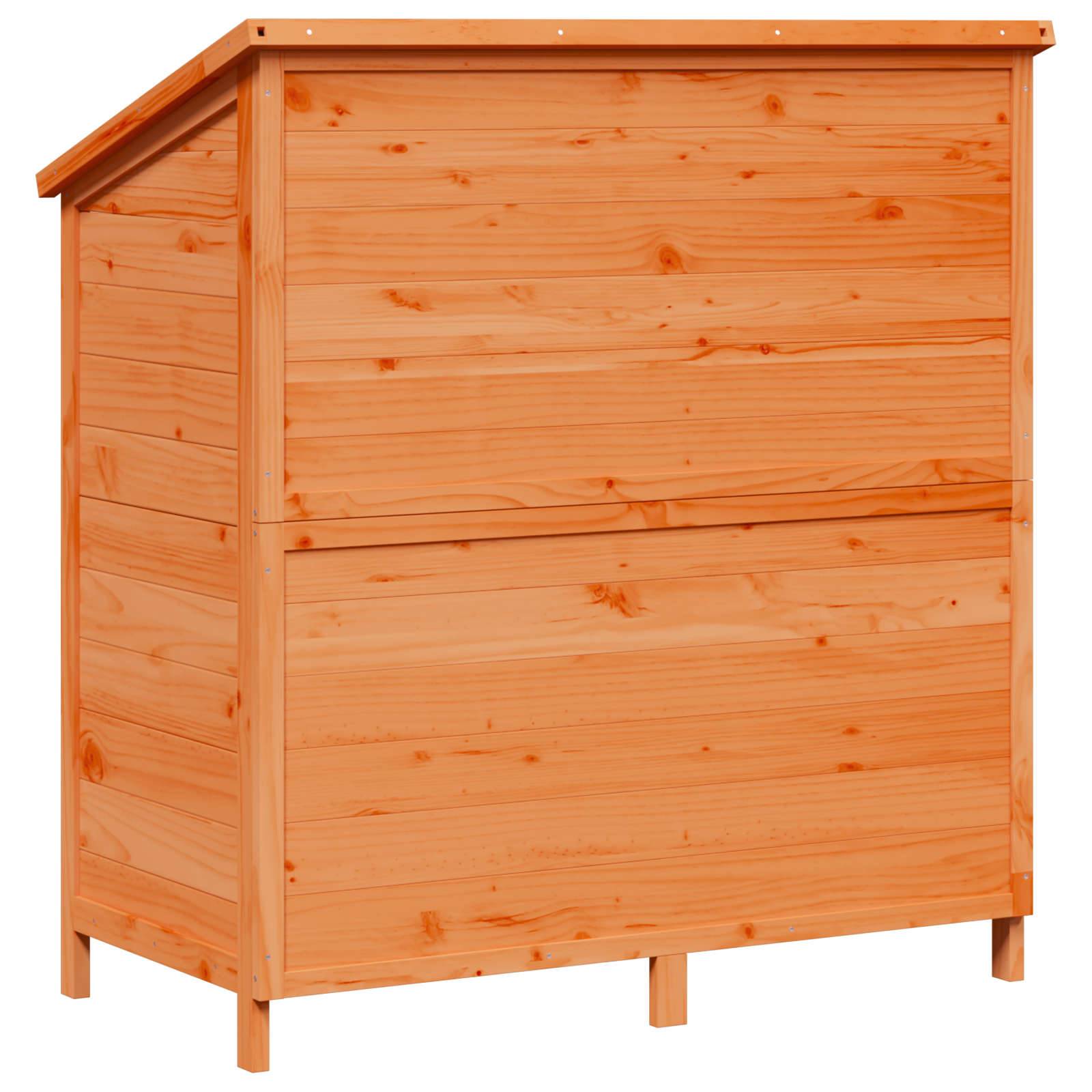 Vidaxl - Abri de jardin Marron 106 x 56 x 113,5 cm Bois de Sapin Massif vidaXL 42033459 - Image 8
