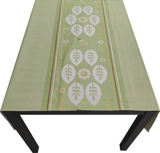 Nappe Composition PVC Base Polyester Anti-taches Mosaïque Hoja Taille 140X220 CM - Image 2