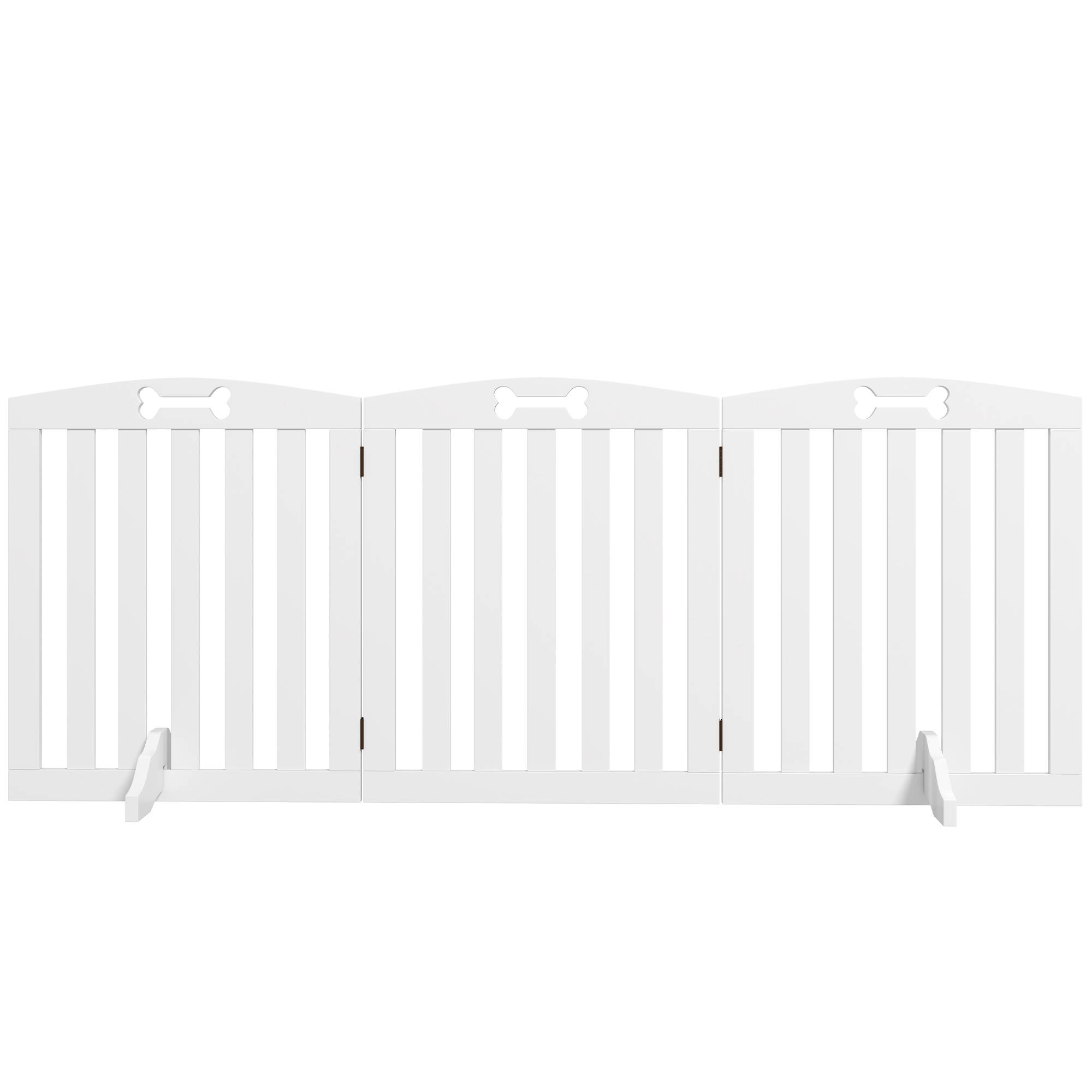 Barrière Sécurité Chien Pliable 3 Panneaux MDF Autoportante pour Porte ...