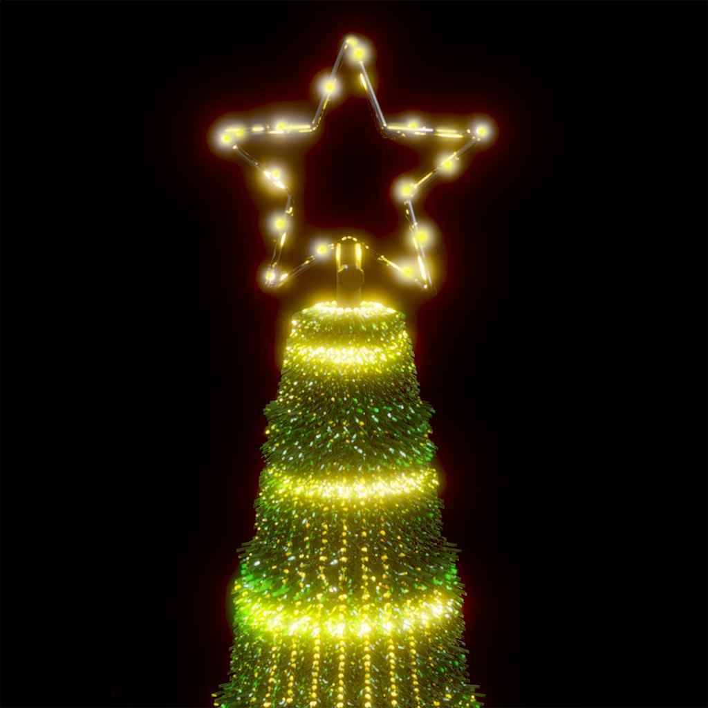 Sapin de Noël - Arbre de Noël lumineux conique 475 LED blanc chaud 247 cm - Image 10