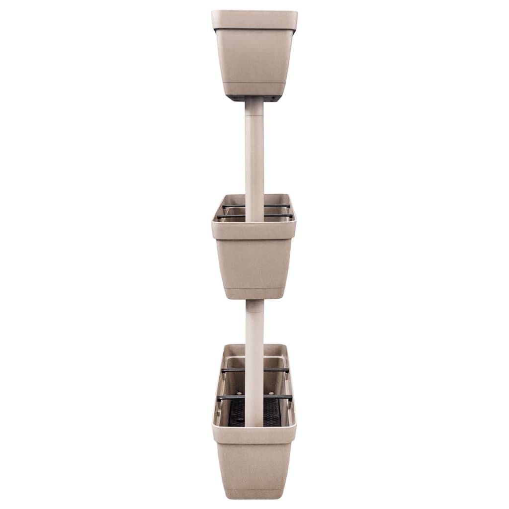 Vidaxl - Jardinières 6 pcs 100 cm Taupe vidaXL 151825 - Image 5