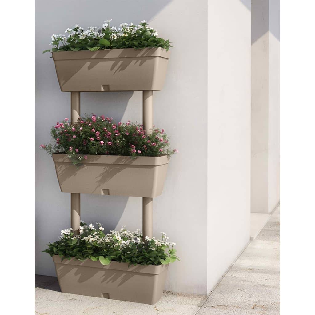 Vidaxl - Jardinières 6 pcs 100 cm Taupe vidaXL 151825 - Image 1