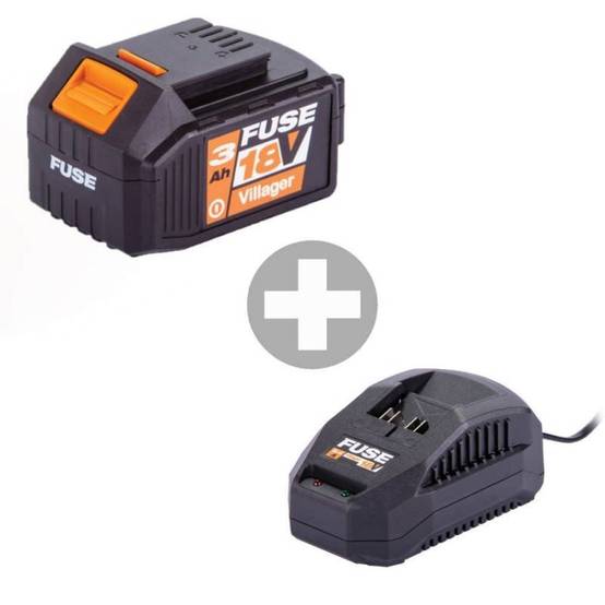 Visseuse à choc sans fil 18V 180Nm avec batterie et chargeur Fuse VLN 5420 Villager - Image 3