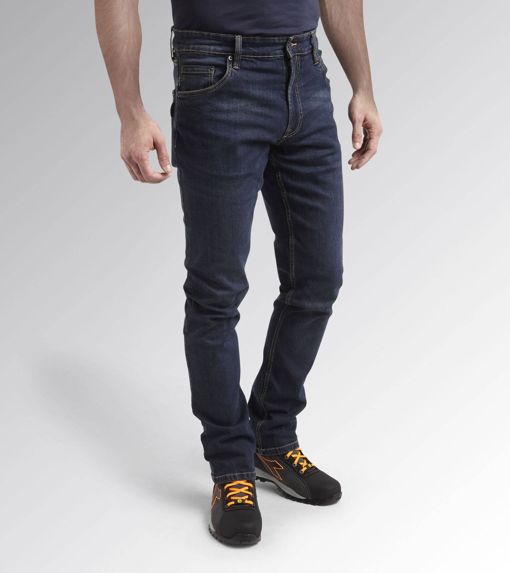 Pantalon de travail en jean STONE 5 PKT DIRTY WASHING T48 (US38) - DIADORA SPA - 702.170750