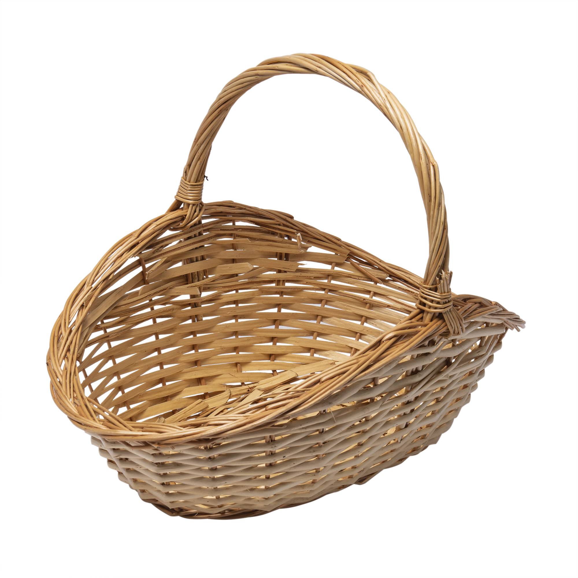 WERKA PRO - Panier à bûches en osier WERKA PRO - 50 x 30 x H. 8/20 cm - Image 1