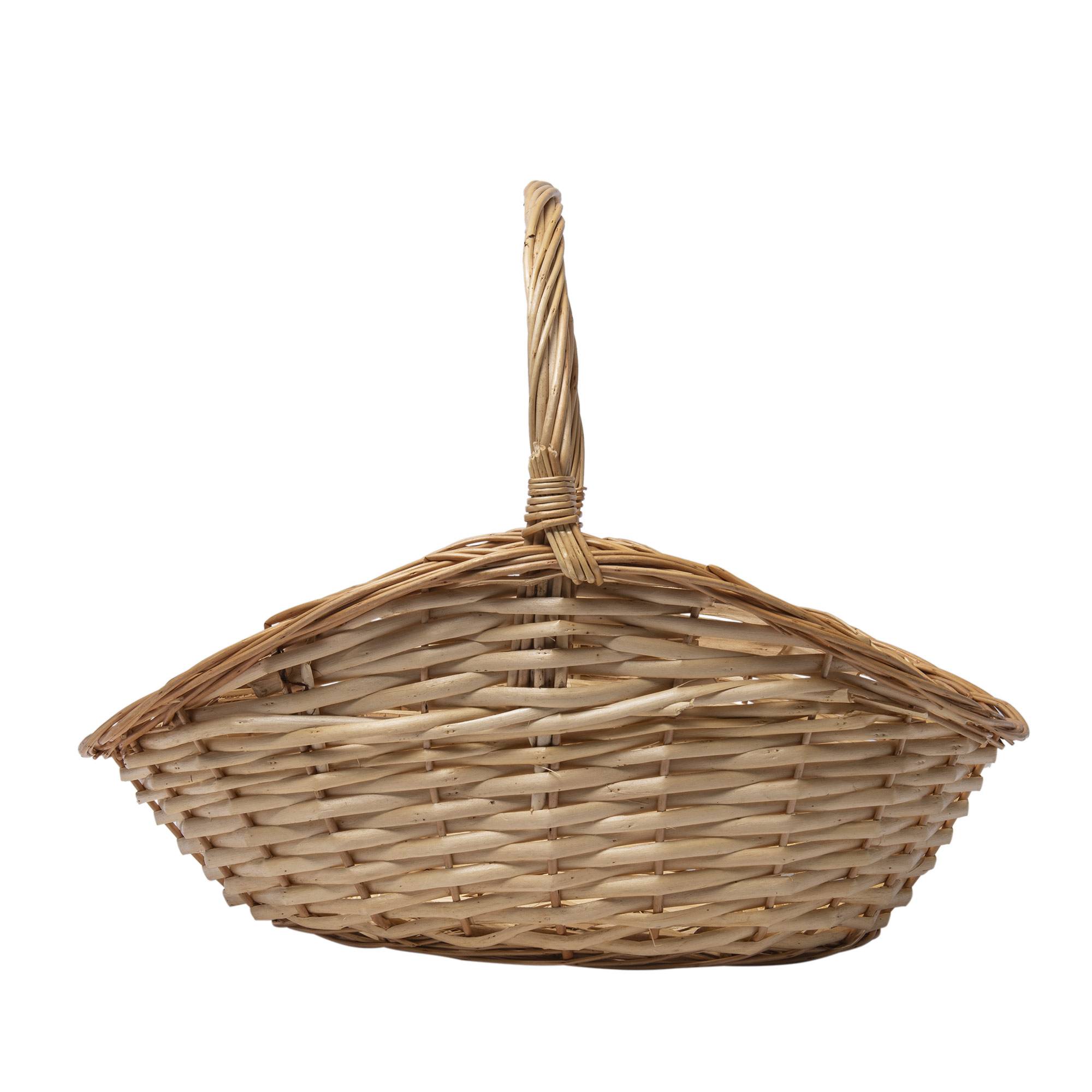 WERKA PRO - Panier à bûches en osier WERKA PRO - 50 x 30 x H. 8/20 cm - Image 2