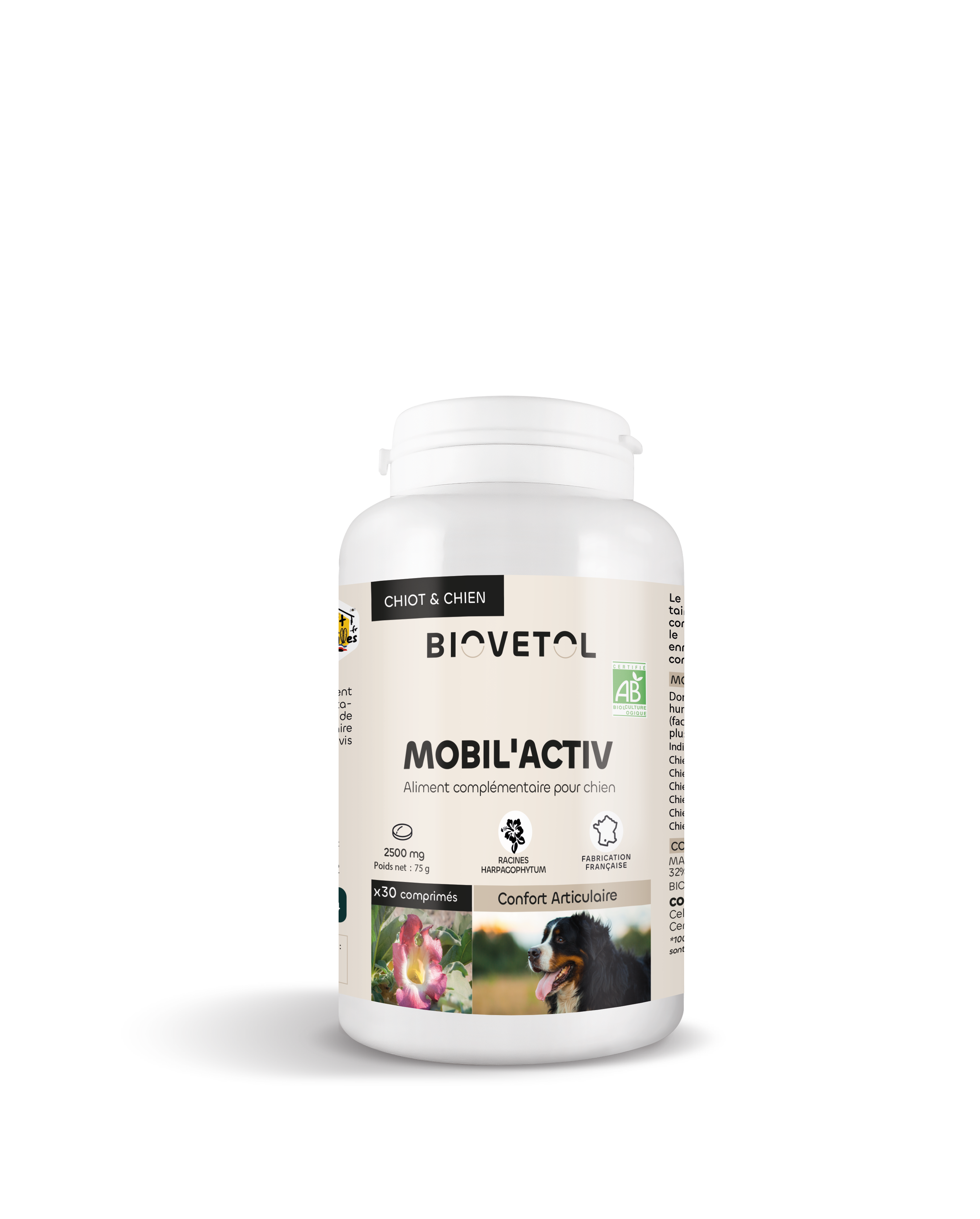 Biovetol - Comprimés Mobil'Activ Chien - 30 comprimés - Image 1