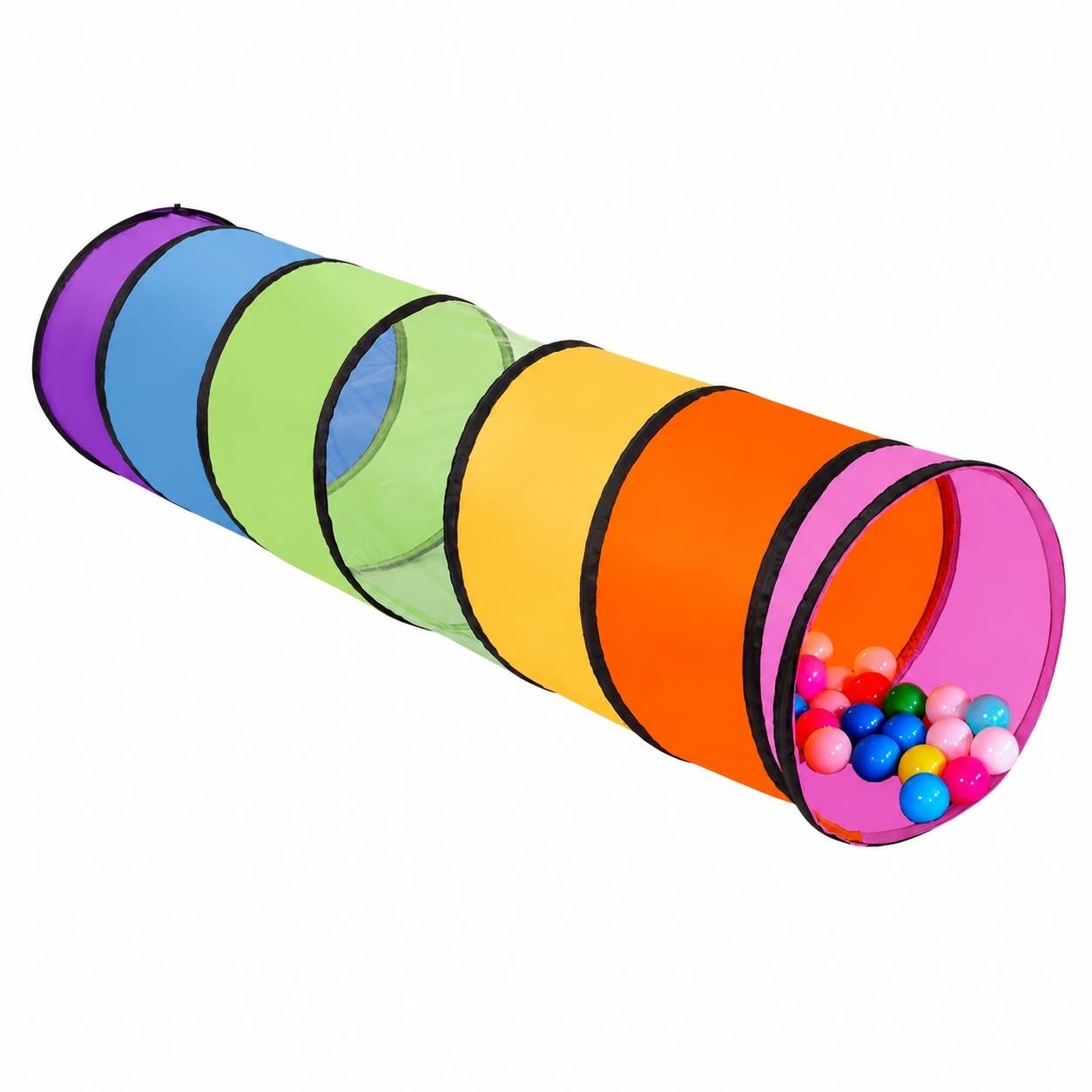 Tunnel de Jeu Pop-Up Pliable Intérieur Extérieur Pour Enfants et Animaux - Image 1