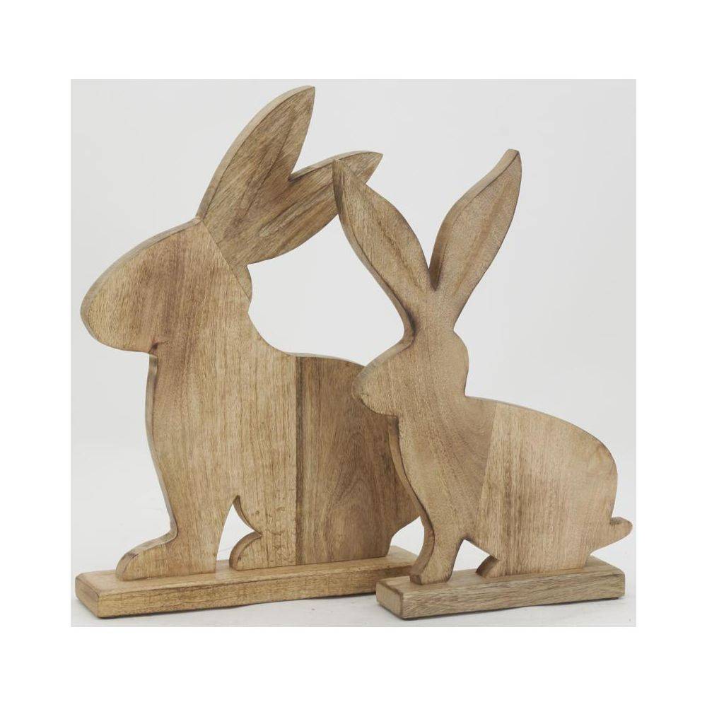 Aubry Gaspard - Décors lapins en manguier naturel (lot de 2) - Image 2