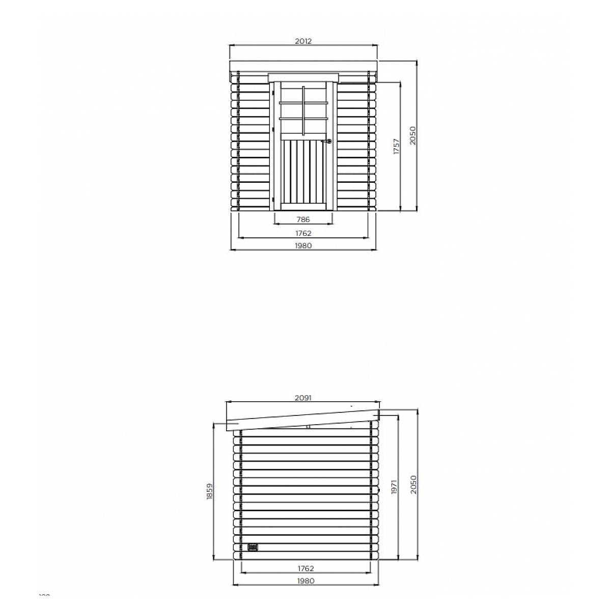 Abri de Jardin Solide Passau - Maisonnette en Bois avec Ventilation et Sécurité Enfant - Image 2