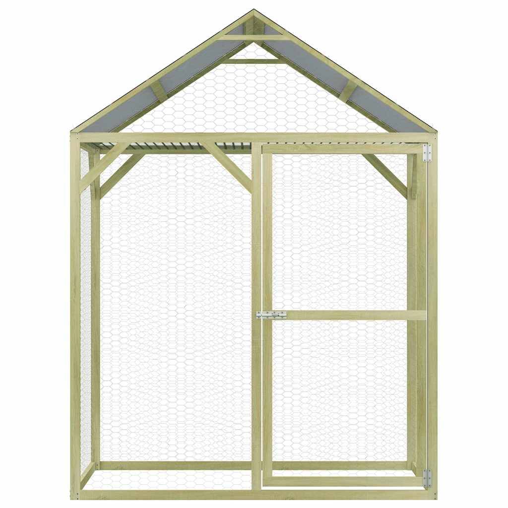 Vidaxl - Poulailler 1,5x1,5x2 m Pinède imprégnée vidaXL 278399 - Image 2