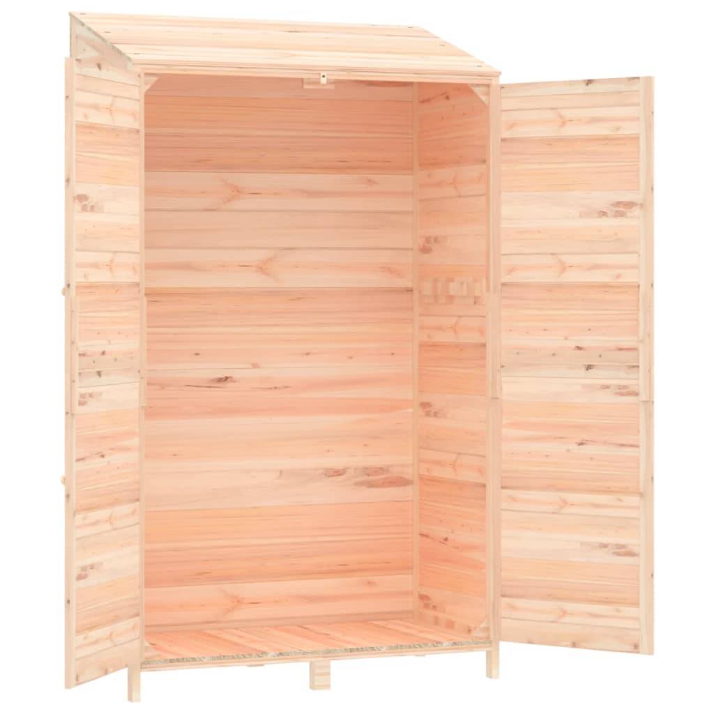 Abri de jardin 0.53m² - Cabane de jardin - Remise de jardin 102x52x174,5 cm Bois de sapin solide MAISON CHIC - Image 7