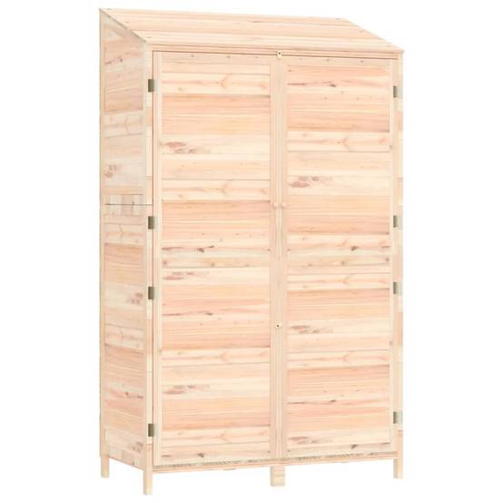 Abri de jardin 0.53m² - Cabane de jardin - Remise de jardin 102x52x174,5 cm Bois de sapin solide MAISON CHIC - Image 1