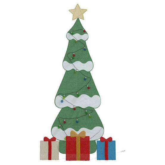 Maison Chic - Sapin de Noël | Arbre de Noël lumineux avec 3 boîtes-cadeaux 2D blanc chaud Maison Chic - Image 6
