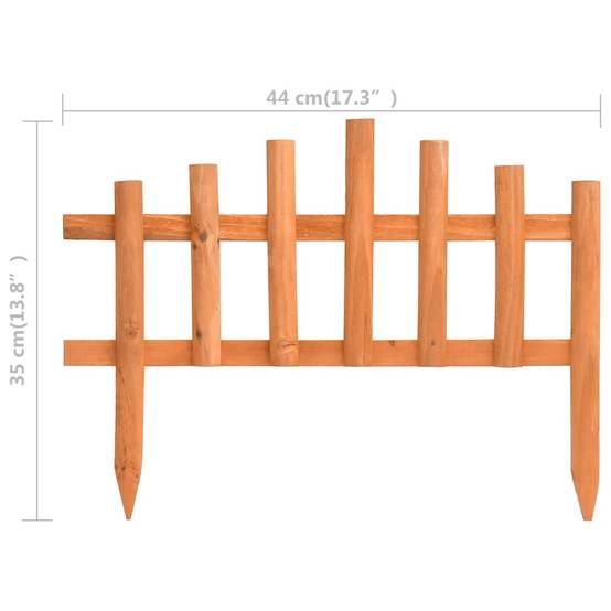 ComfortXL - Bordure jardin bois sapin massif aménagement paysager protection plantes 4,4m - ComfortXL Outdoor Living - Image 6