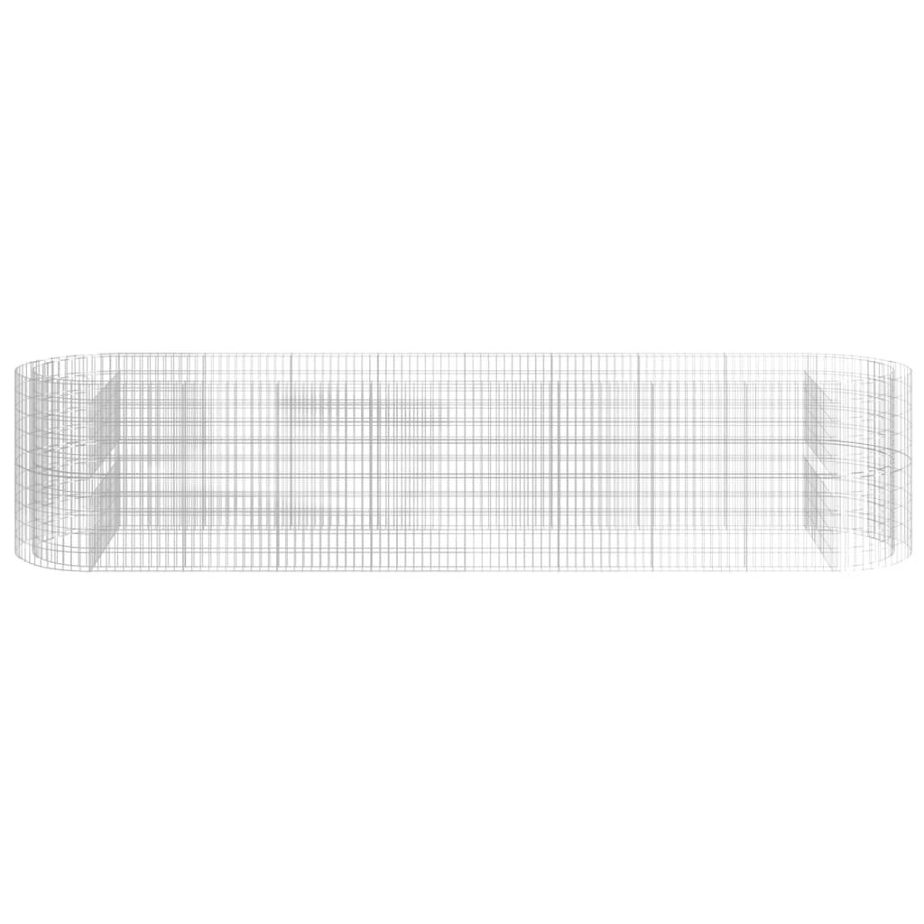 Jardinière Gabion 5m Acier Galvanisé pour Bordure et Mur Végétal Argenté – ComfortXL Outdoor Living - Image 4