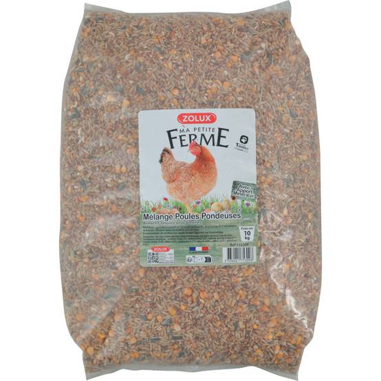 Zolux - Aliment composé mélange, poules pondeuses 10 kg basse cour - Image 1