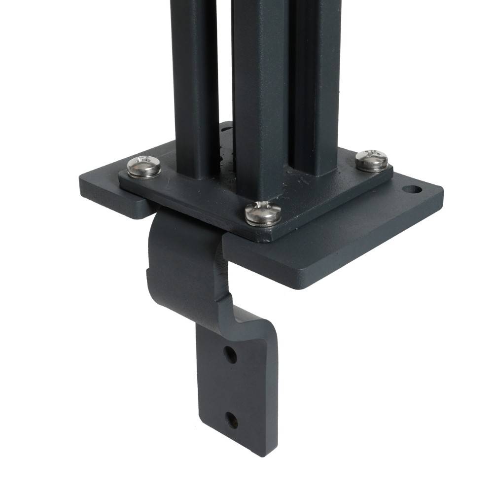 Decklinea - Support de Platine Fixation pour Muret - Clôture composite ou Aluminium - Image 2