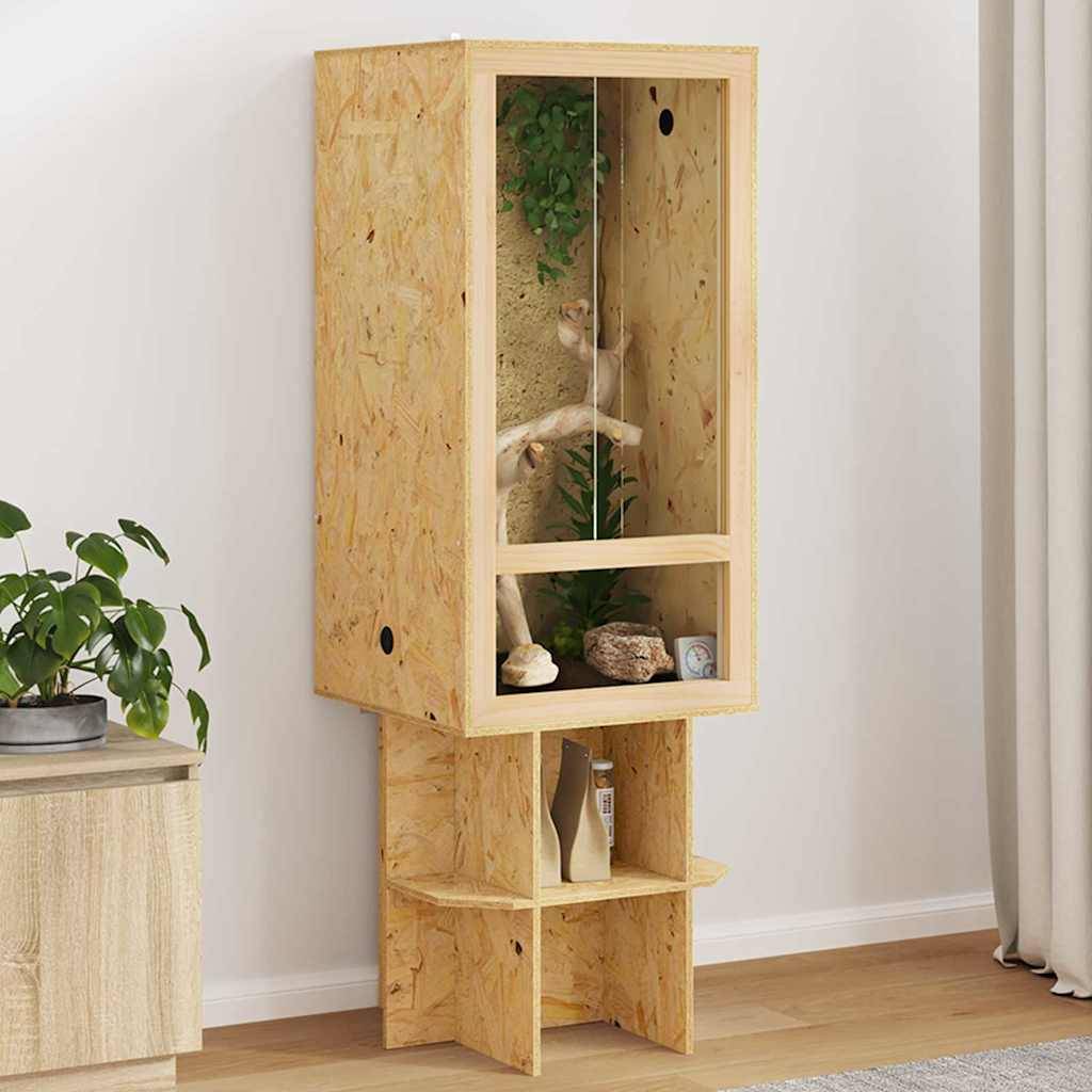 Vidaxl - Terrarium Marron 50 x 50 x 150 cm OSB vidaXL 3397889 - Image 1