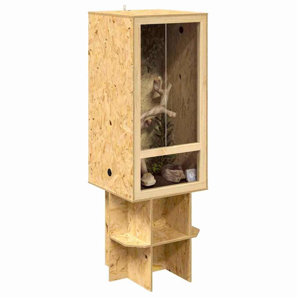 Vidaxl - Terrarium Marron 50 x 50 x 150 cm OSB vidaXL 3397889 - Image 2