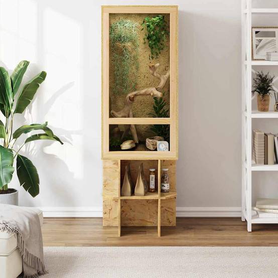 Vidaxl - Terrarium Marron 50 x 50 x 150 cm OSB vidaXL 3397889 - Image 4