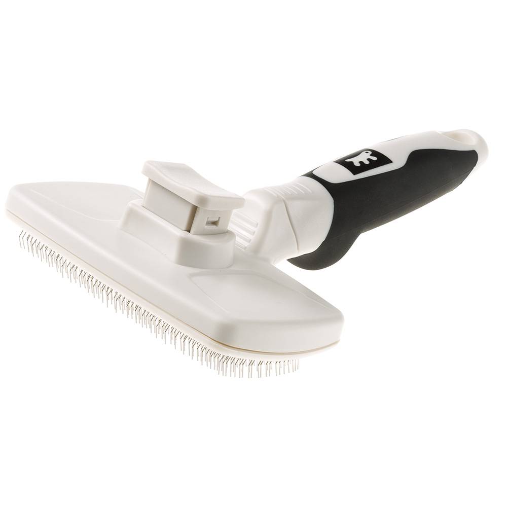 Ferplast - Carde pour Chiens et Chats GRO 5769, Taille M, Brosse, Soin du Sous-poil, pour Poil Moyen et Long - Image 2