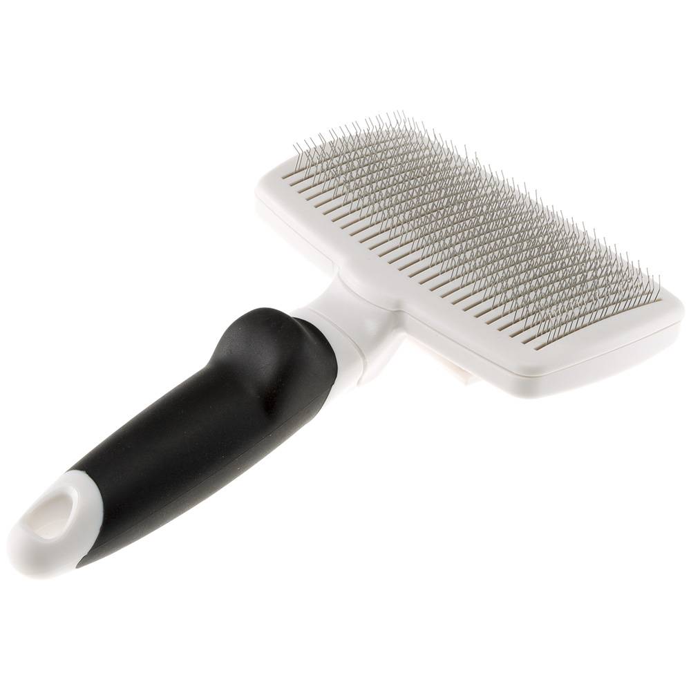 Ferplast - Carde pour Chiens et Chats GRO 5769, Taille M, Brosse, Soin du Sous-poil, pour Poil Moyen et Long - Image 1