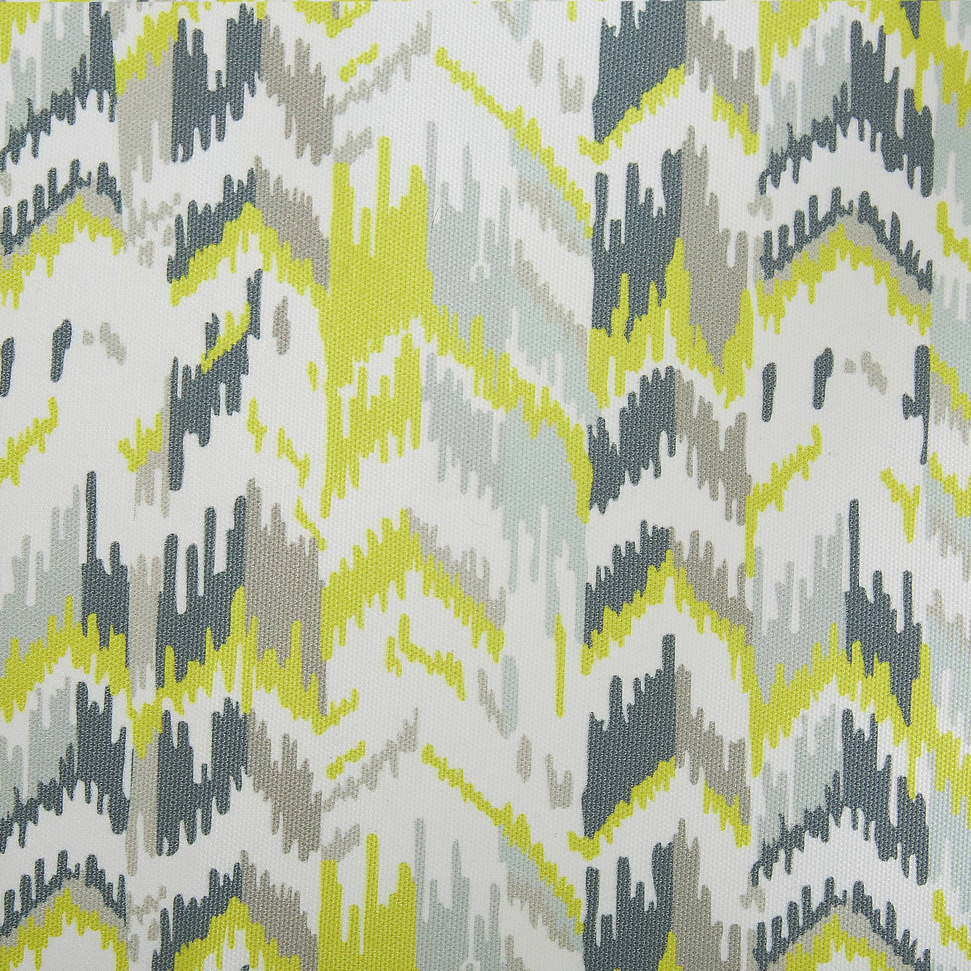 Beliani - 2 Transats Chaises Chiliennes Pliantes et Réglables en Bois d'Acacia Foncé et Tissu Jaune et Gris avec Toiles de Remplacement - Image 9