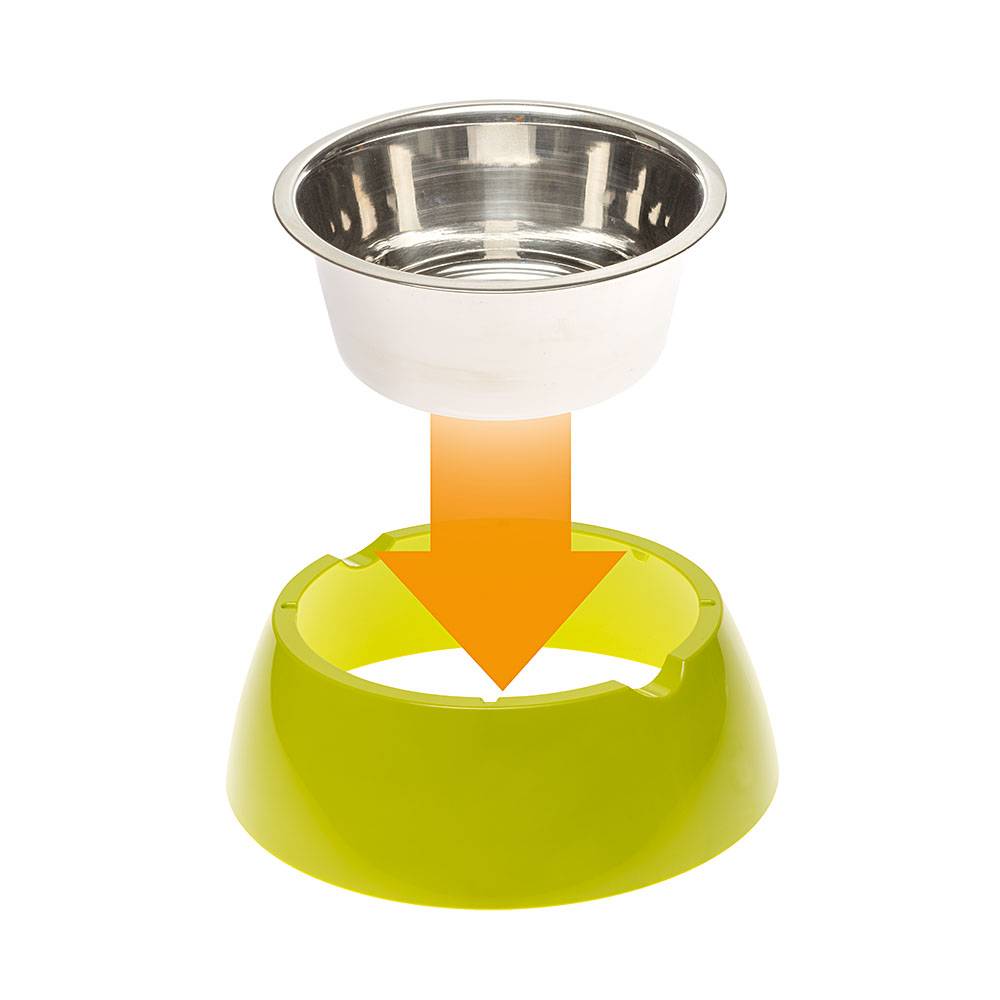 Ferplast - Ferplast Gamelle pour chien Gamelle pour chat Jolie - Gamelles pour chien en acier inoxydable pour l'eau et la nourriture avec support en plastique, - Image 5