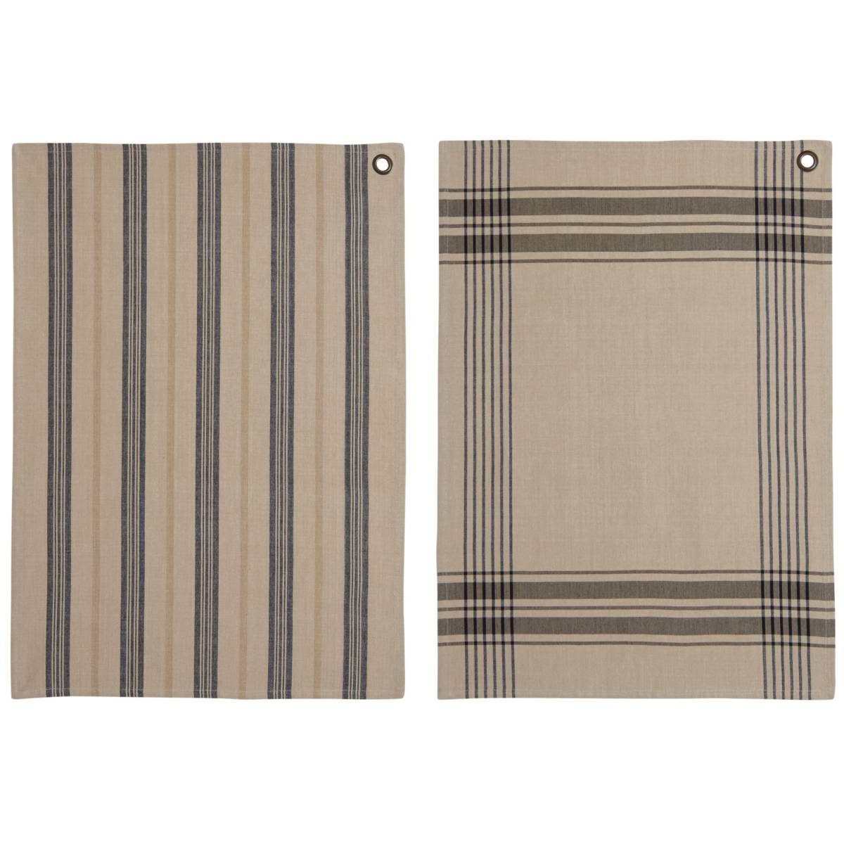 Aubry Gaspard - Torchon à rayures (Lot de 2) - Image 1