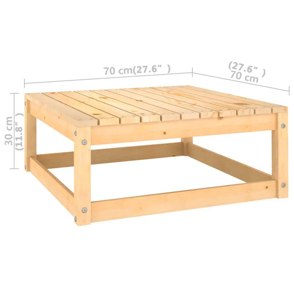 Helloshop26 - Salon de jardin meuble d'extérieur ensemble de mobilier 10 pièces avec coussins bois de pin massif - Image 8