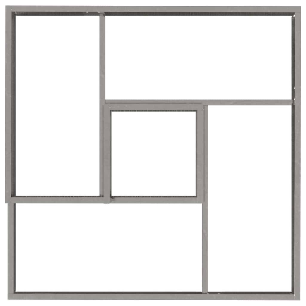 Vidaxl - Cache-pot de jardin Argenté 60 x 60 x 50 cm Acier inoxydable vidaXL 873575 - Image 9